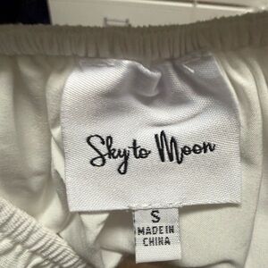 Sky to Moon White Jumpsuit